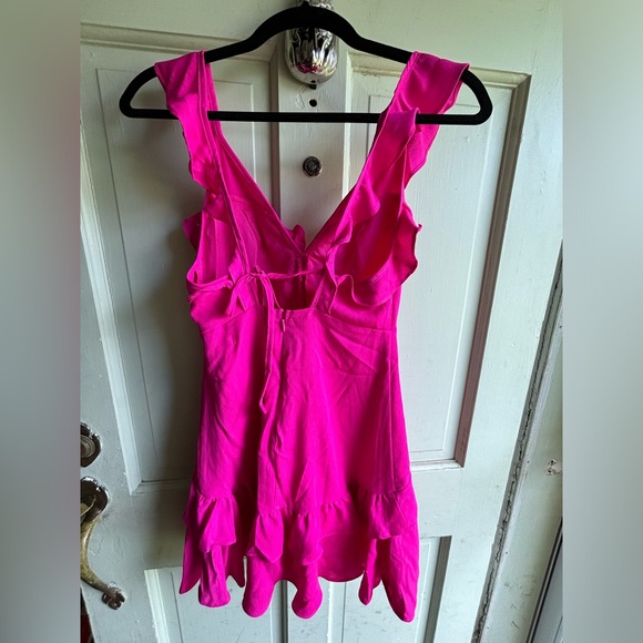 Brand new bright fuchsia mini dress. - Picture 3 of 3